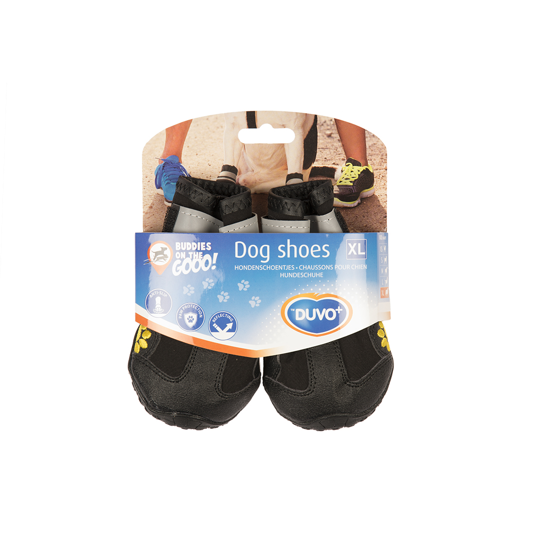 Ботинки для собак (пара) DUVO+, черные