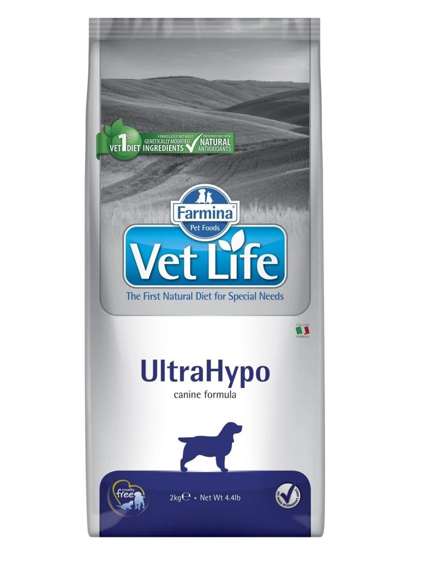 FARMINA Vet Life Dog UltraHypo Диета для собак при аллергиях и атопиях 