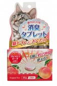 Функциональный уничтожитель сильных запахов для кошачьего туалета в форме таблетки. Аромат персика (2 шт 45 г)
