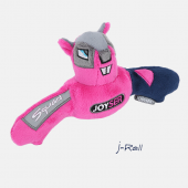 Игрушка для собак JOYSER Squad mini Белка J-Rell с пищалкой S/M розовая, 19 см (7011J)