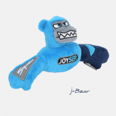 Игрушка для собак JOYSER Squad mini Медведь J-Bear с пищалкой S/M голубой, 19 см (7007J)