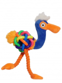 Игрушка для собак комбинированная ROSEWOOD "Фламинго Мини", разноцветный, 22 см