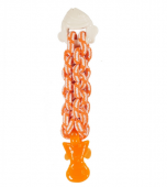 Игрушка для собак комбинированная ROSEWOOD "Рыбка с канатным центром", оранжевая, 28см