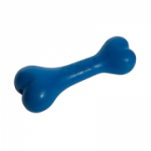 Игрушка косточка из литой резины ROGZ  95 мм Small синяя