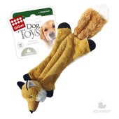 Игрушка для собак GIGWI Шкурка лисы с  пищалками/ткань 49см (75261)