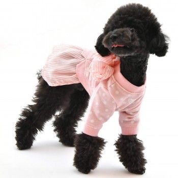 Кофта с юбкой для собак PINKAHOLIC  "Ensley" розовая