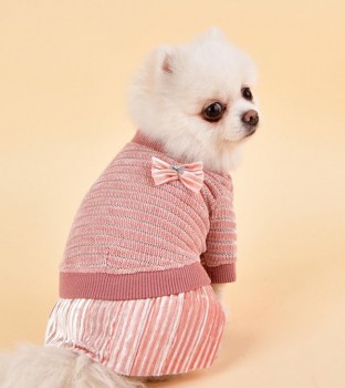 Кофта с юбкой для собак PINKAHOLIC "ELICIA" розовая