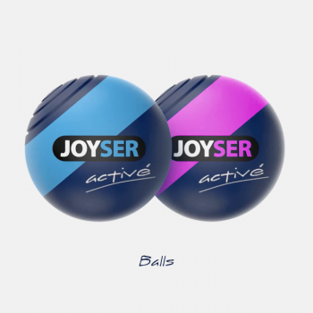 Игрушка для собак JOYSER Active Резиновый мяч с пищалкой M, 6,3 см