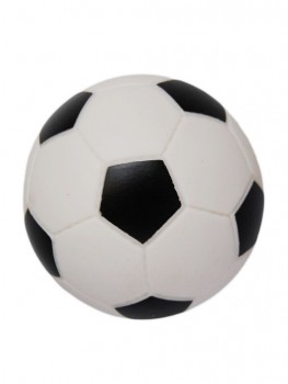 Футбольный мяч из экоматериалов с негромкой пищалкой внутри, размер L