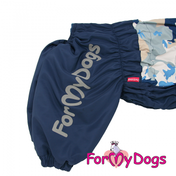 Комбинезон ForMyDogs синий/серый камуфляж для мальчиков (FW1048/3-2021 M)