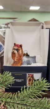 Новогодняя игрушка Komozja Family Yorkshire Terrier (1734K01)