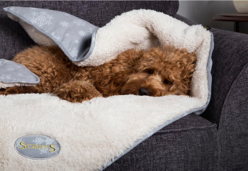 Одеяло для кошек и собак "Winter Snuggle" SCRUFFS, серо-белое