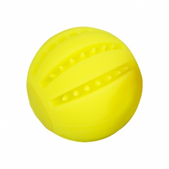 Игрушка для собак интерактивная DUVO+ Мяч светящийся, жёлтый
