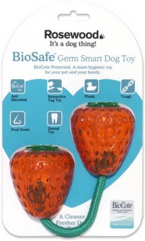 Игрушка для собак Rosewood BioSafe Fruits Toy Клубника 25см