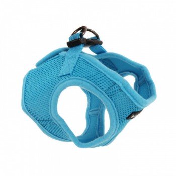 Шлейка-жилет для собак PUPPIA Soft Vest голубая