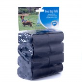 Пакеты для уборки за собакой DUVO+ черные, 16х20шт (311341/DV)