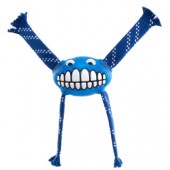 Игрушка с принтом "зубы" и пищалкой ROGZ синяя