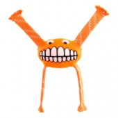 Игрушка с принтом "зубы" и пищалкой ROGZ оранжевая