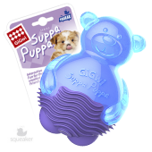 Игрушка GIGwi SUPPA PUPPA "Мишка с пищалкой" синий 10 см (75424)