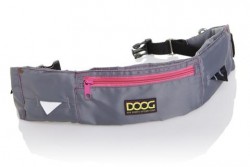 Сумка на пояс DOOG Maxi серо-розовая (WB17)