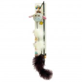 Игрушка для кошек удочка-дразнилка с кошачьей мятой ROSEWOOD Disney "Ослик Иа", 46см