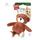 Игрушка для собак Gigwi Медведь с пищалкой, 10 см (75022A)