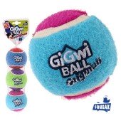Игрушка для собак GIGWI Мяч с пищалкой, d.8см (75337) 1 шт