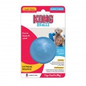 Игрушка для собак KONG Ball "Мячик" для щенков, голубой 6 см