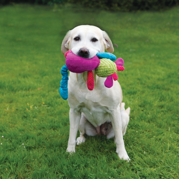 Игрушка для собак мягкая ROSEWOOD "Коровка Хлоя", разноцветная, 44см