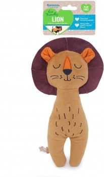Эко-игрушка для собак мягкая ROSEWOOD "Львёнок", коричневая