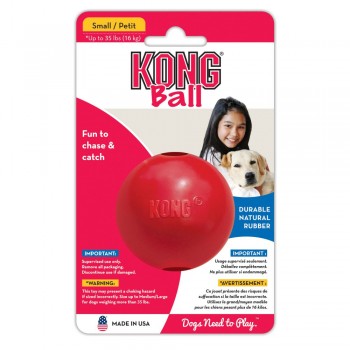 Игрушка для собак KONG Ball "Мячик", красный 6 см