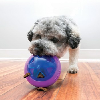 Игрушка для собак KONG HOPZ мяч для лакомств с пищалкой