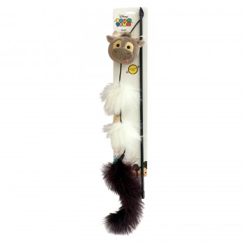 Игрушка для кошек удочка-дразнилка с кошачьей мятой ROSEWOOD Disney "Олень Свэн", 46см